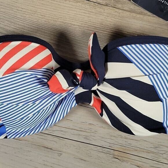 Tommy Hilfiger Strapless Bikini Top Sz M - Picture 3 of 10